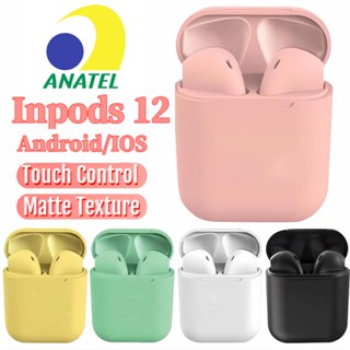 Fone De Ouvido Sem Fio i12 Tws Bluetooth Estéreo Para Smartphone Android IOS