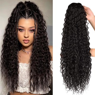 Extensão De Rabo De Pônei Estilo Boêmio Extensões De Cabelo Para Mulheres Longo Cacheado Ondulado Cauda Natural Sintético