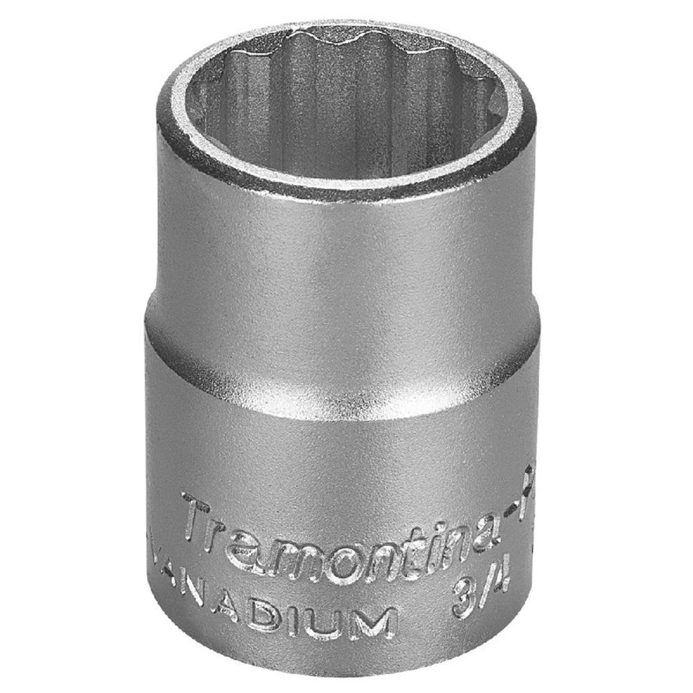 Soquete Estriado em Aço Cromo Vanádio 24 mm - Encaixe 3/4'' Tramontina PRO