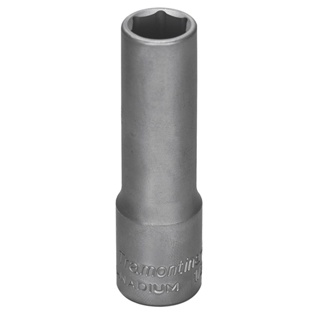 Soquete Sextavado Longo em Aço Cromo Vanádio 13 mm - Encaixe 1/2'' Tramontina PRO em Oferta na Shopee