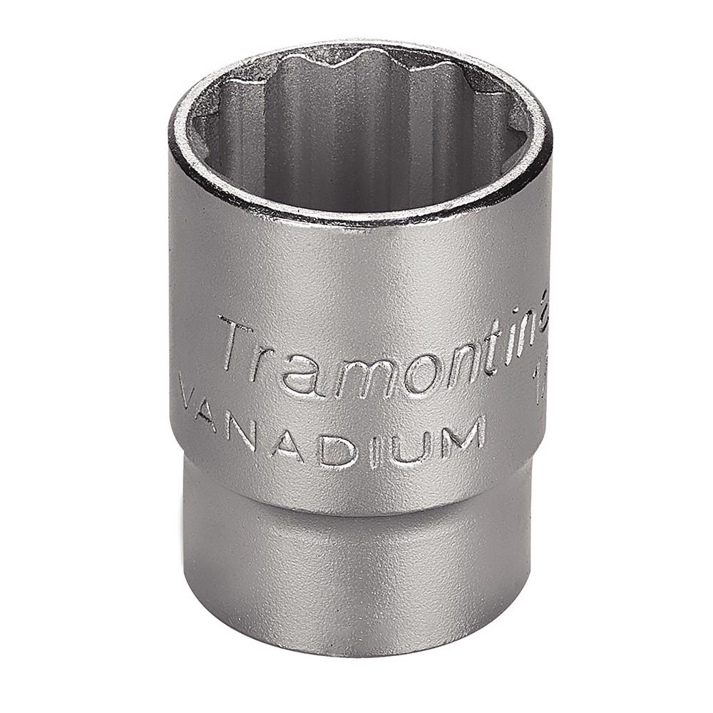 Soquete Estriado em Aço Cromo Vanádio 21 mm - Encaixe 1/2'' Tramontina PRO em Oferta na Shopee