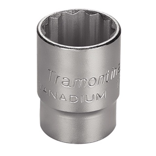 Soquete Estriado em Aço Cromo Vanádio 21 mm - Encaixe 1/2'' Tramontina PRO em Oferta na Shopee