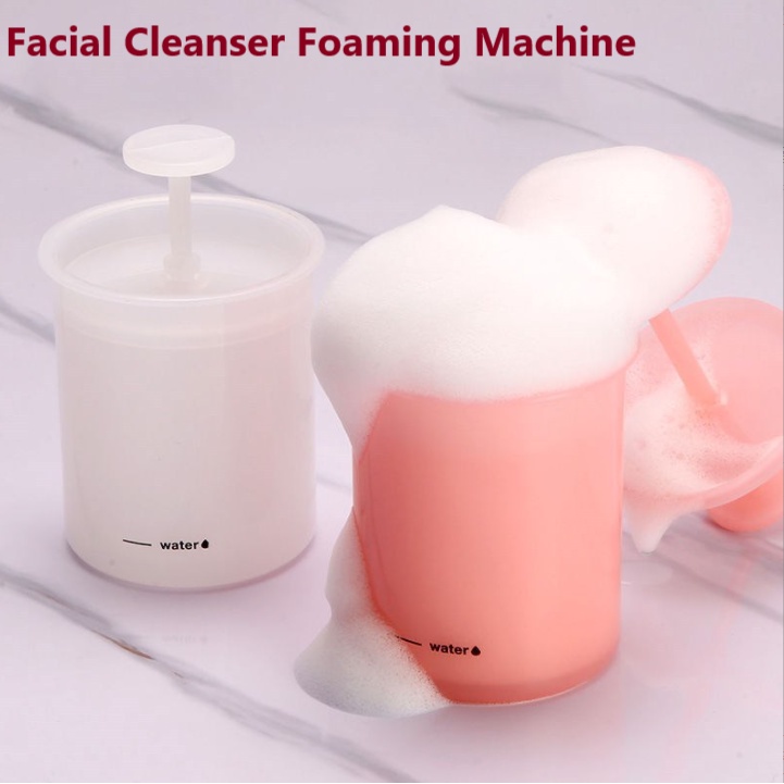 Foam Maker Espuma De Plástico Ferramenta Portátil De Limpeza Facial Bubbler Para Cuidados Com A Pele