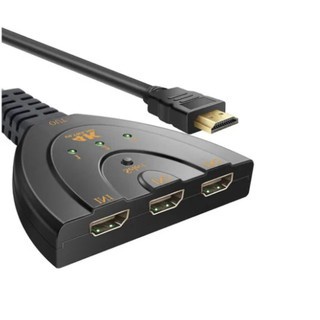 Adaptador Multiplicador Hub Switch Hdmi 3x1 Splitter 4k 3d A pronta entrega