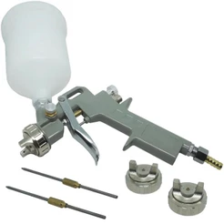 Pistola de Pintura Gravidade 3 Bicos 1,2 1,5 e 1,8 MM 600ML EVPPG600-3B EVALD
