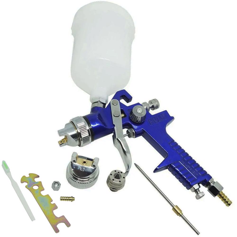 Pistola de Pintura Gravidade HVLP 2 Bicos 1,4 e 1,7 MM EVPPHVLP600-2B EVALD em Oferta na Shopee