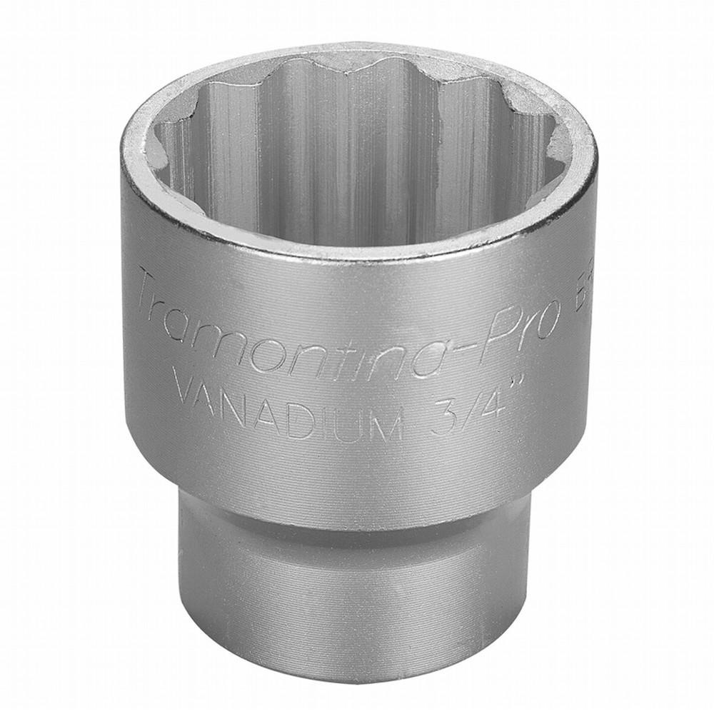 Soquete Estriado em Aço Cromo Vanádio 46 mm - Encaixe 3/4'' Tramontina PRO