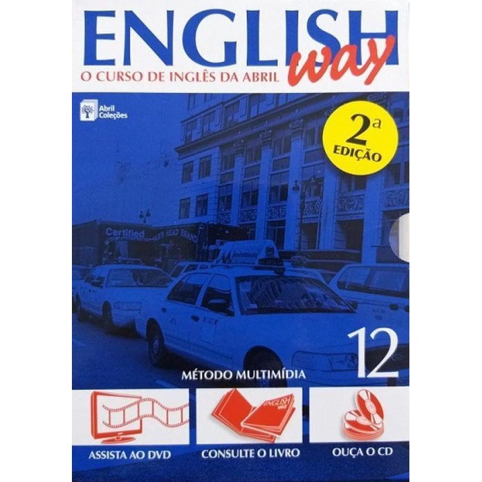 English Way - Curso de Inglês - Vol. 12 - Livro, CD e DVD