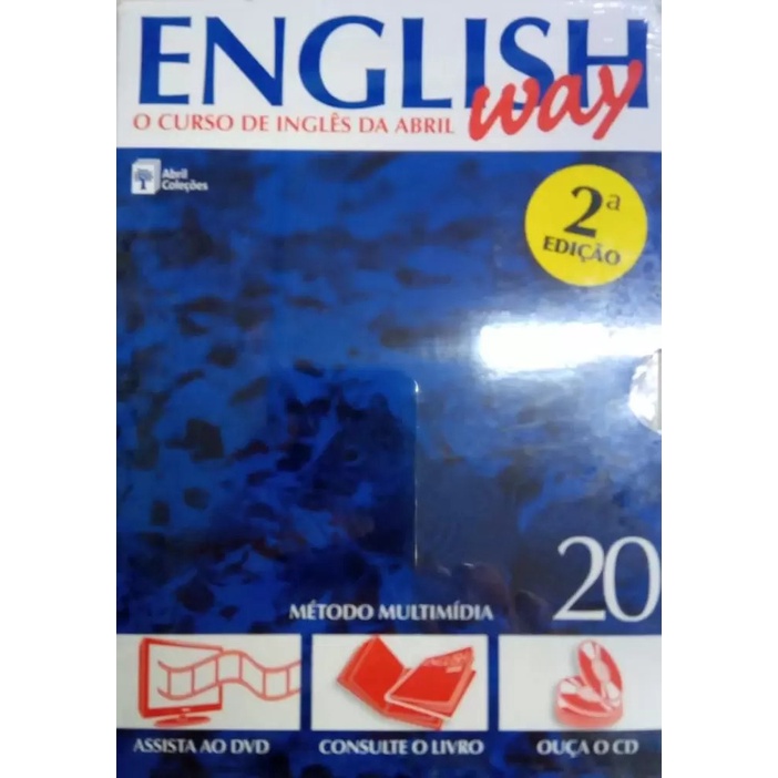 English Way - Curso de Inglês - Vol. 20 - Livro, CD e DVD