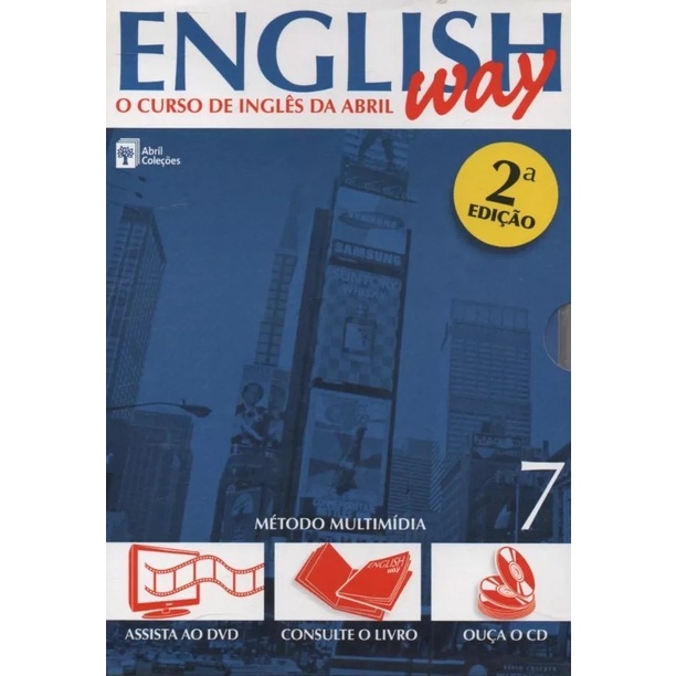 English Way - Curso de Inglês - Vol. 07 - Livro, CD e DVD