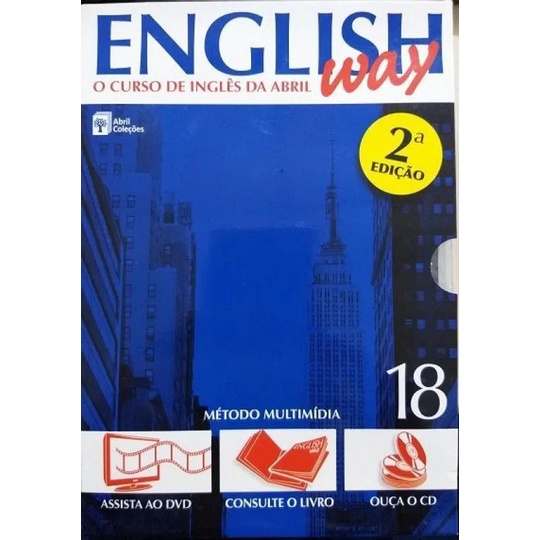 English Way - Curso de Inglês - Vol. 18 - Livro, CD e DVD