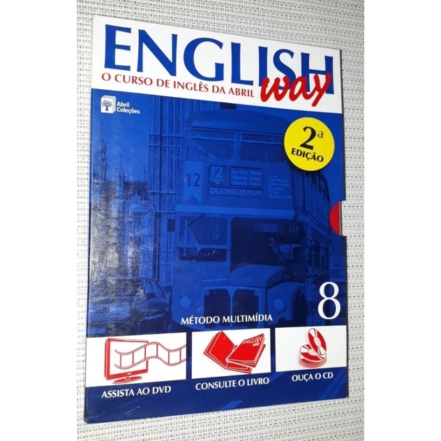 English Way - Curso de Inglês - Vol. 08 - Livro, CD e DVD