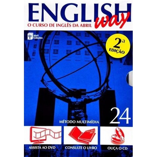 English Way - Curso de Inglês - Vol. 24 - Livro, CD e DVD