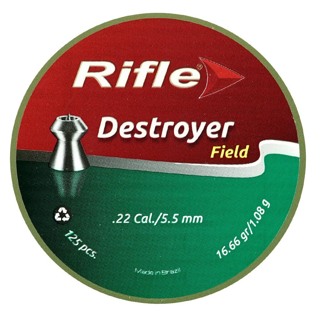 Chumbo Carabina 5.5 Rifle Destroyer Field 125 Unidades em Oferta na Shopee