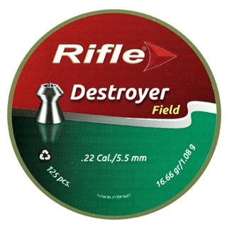 Chumbo Carabina 5.5 Rifle Destroyer Field 125 Unidades em Oferta na Shopee