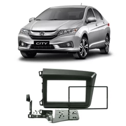 Moldura 2 Din Honda New Civic 12/16 Double EPX204 Preto - JP/CH