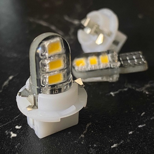 2 Lâmpada + Soquete Led Painel Branco Opala Caravan 2.5 4.1