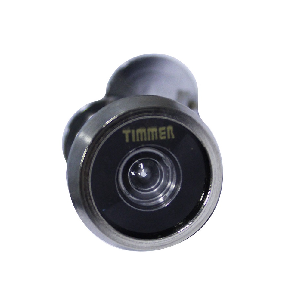 Visor Olho Mágico Timmer Curto Cromado 200º Com Tampa - 97772