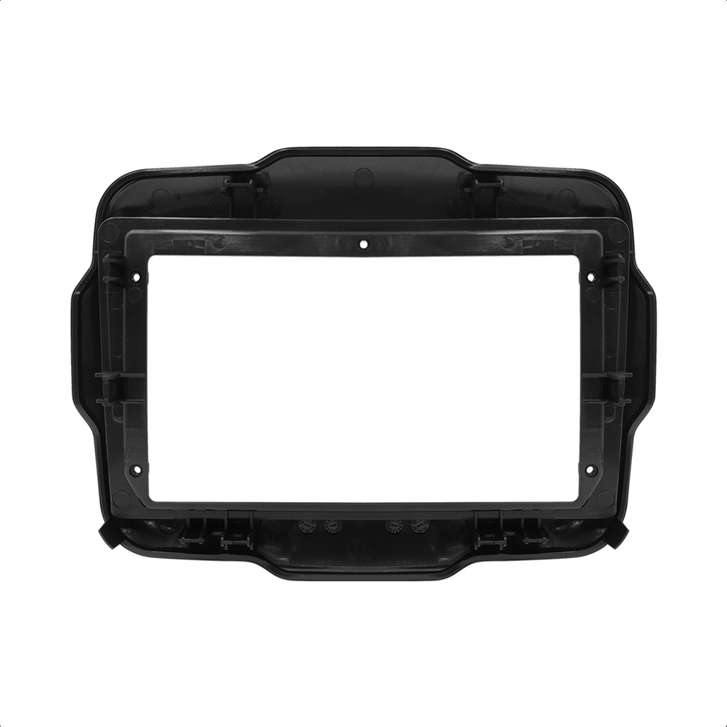 Detalhes do Moldura 2 din Preta Jeep Renegade 2015 a 2023 9 Polegadas EPX9JP004