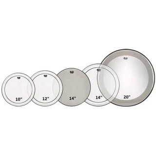 Kit de Peles Remo Encore Pinstripe Tons 10¨,12¨,14¨, Bumbo 20¨ Powerstroke, Caixa 14¨ (10631) 