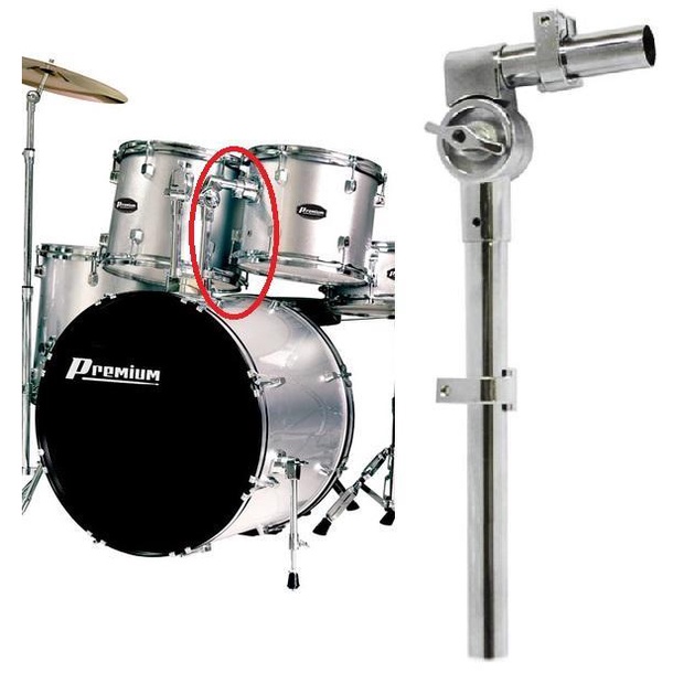 Tom Holder Premium DTTH7 Padrão de Furação Pearl e Outras Marcas com Tubo de 7/8¨