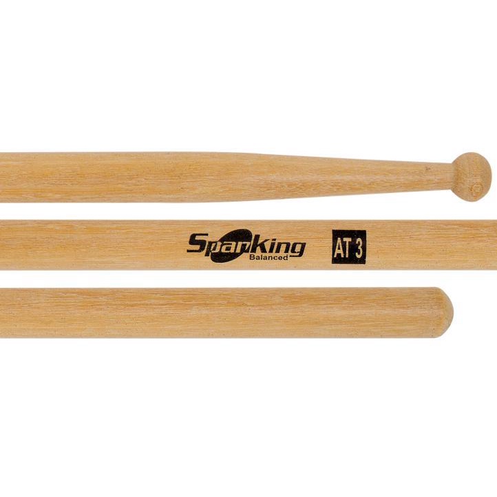 Baqueta Spanking Linha Drums Corp AT3 com Ponta de Madeira para Quadriton (112677) Marching Band
