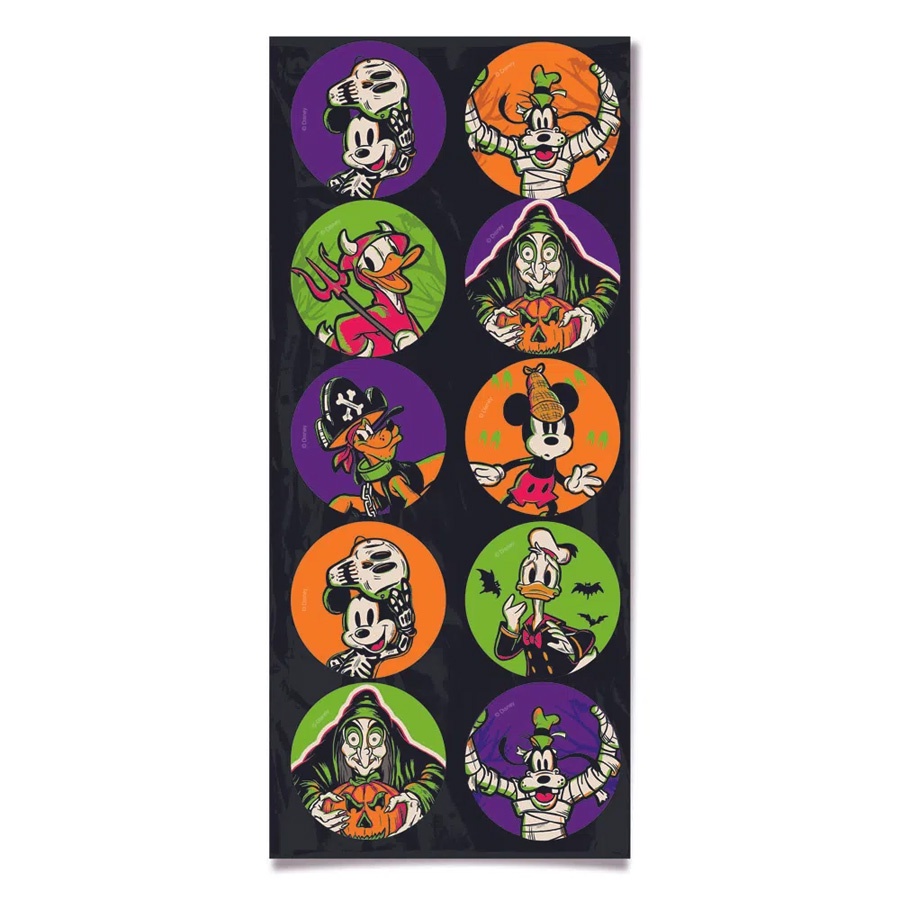 Adesivo Redondo - Halloween Disney 100 anos - 30 unidades - Cromus - Rizzo