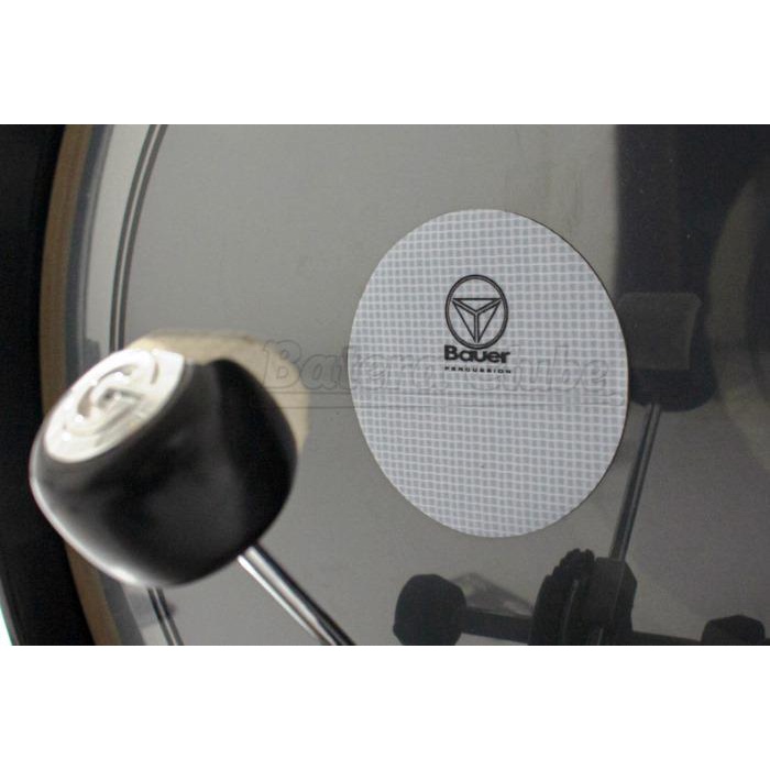 Pad de Bumbo Bauer by Torelli BAU83 Kevlar Heavy Pad Kick para Pedal Simples Padrão Remo Falam Slam