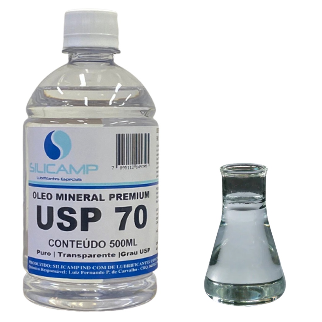 Oleo Mineral Grau Usp para Selar e hidratar Tabua De corte Carne Churrasco 500 ml
