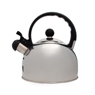 Chaleira Com Apito Aço Inox Com Tampa Bule 2 Litros Indução