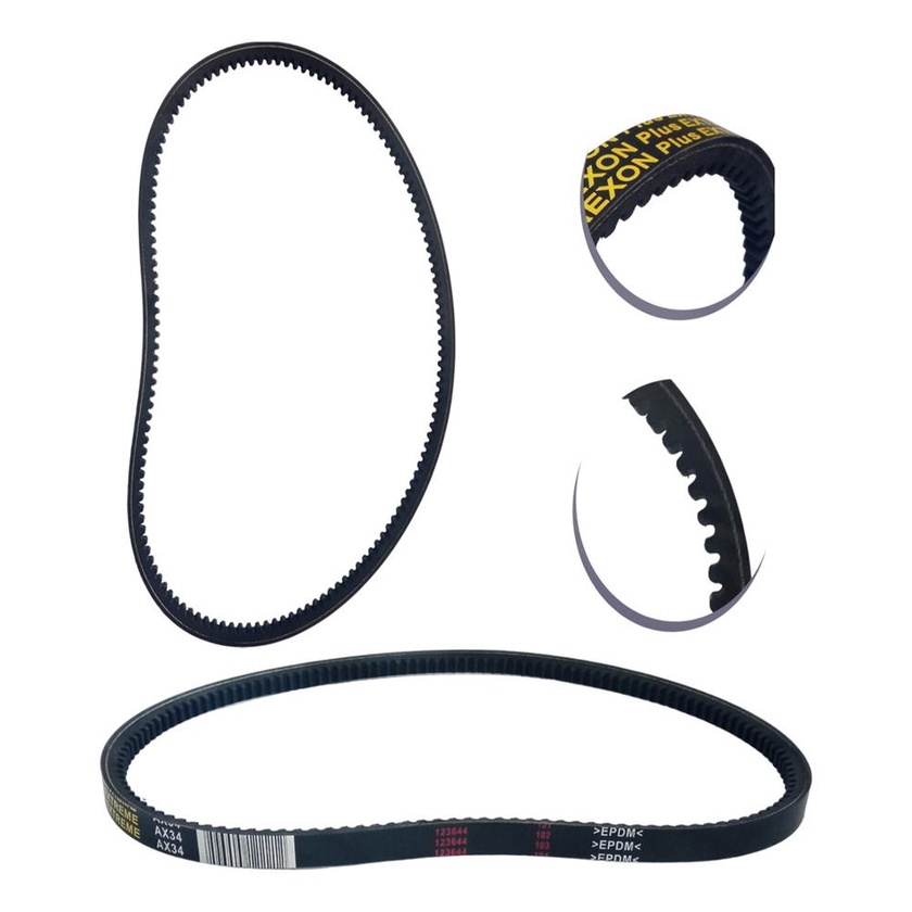 Correia Borracha Dentada Ax34 Bikelete 4 Tempos
