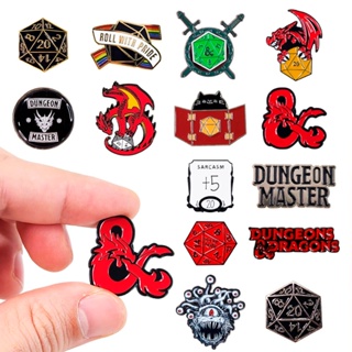 Broche Pin Botton RPG D&D Acessório Geek Nerd Cosplay Vários Modelos D&D Dungeons and Dragons Pathfinder em Oferta na Shopee