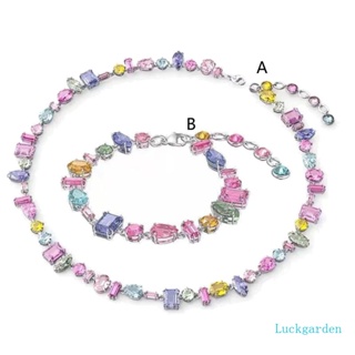 Luckgarden Love Pendant Colar Corrente Temperamento Ajustável Pulseira em Oferta na Shopee