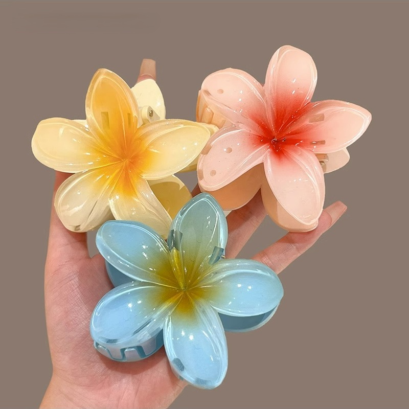 Grampo De Cabelo Flor De Feriado De Praia Barrettes Acessórios