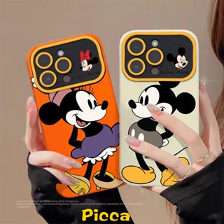 Caixa De Lentes De Contraste Para IPhone 12 15 Pro MAX XS 7Plus XR 11 14 X 7 13 6 8 15 6S Plus SE 2020 Cartoon Cute Disney Mickey Minnie Casais