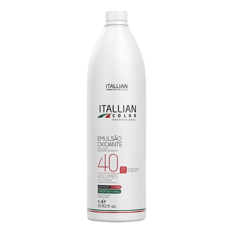 Oxidante Itallian Color 40 Volumes 1 Litro Uso Profissional - Beauty