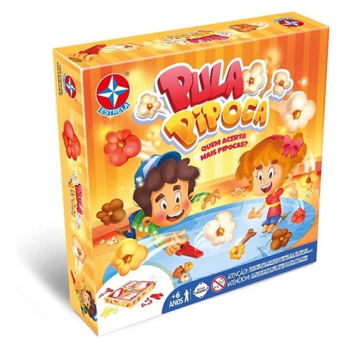 Jogo Divertido Pula Pipoca Estrela Original Jogo de Tabuleiro de Mesa Oficial Original jogo de mesa brinquedos jogos divertidos família amigos pipoca