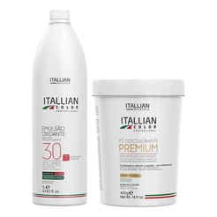 Itallian Color Pó Descol premium Powder 400g + Ox 30 Vol