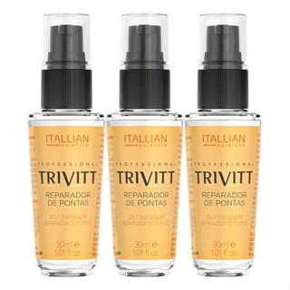 3 Óleo Reparador De Pontas Trivitt Itallian Hairtech
