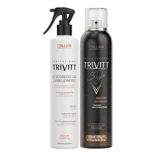 Spray De Brilho Intenso E Segredo Do Cabeleireiro Trivitt