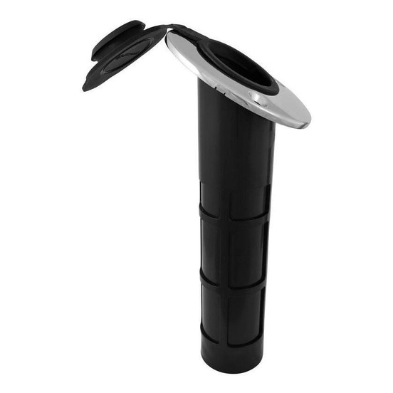 Porta Varas Canico Inclinado Inox + Tampa Attwood Barco Lanc