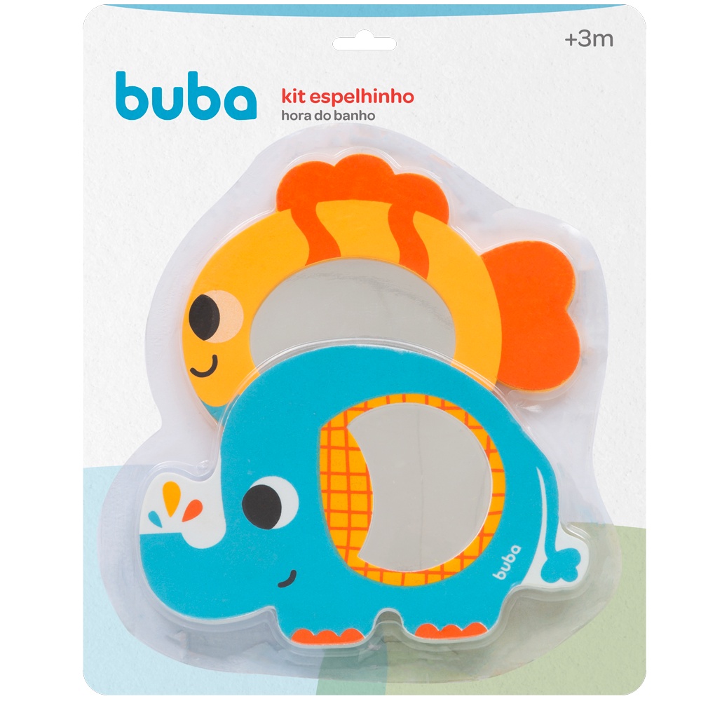 Kit Espelho Para Banho Espelhinho Buba infantil Lançamento