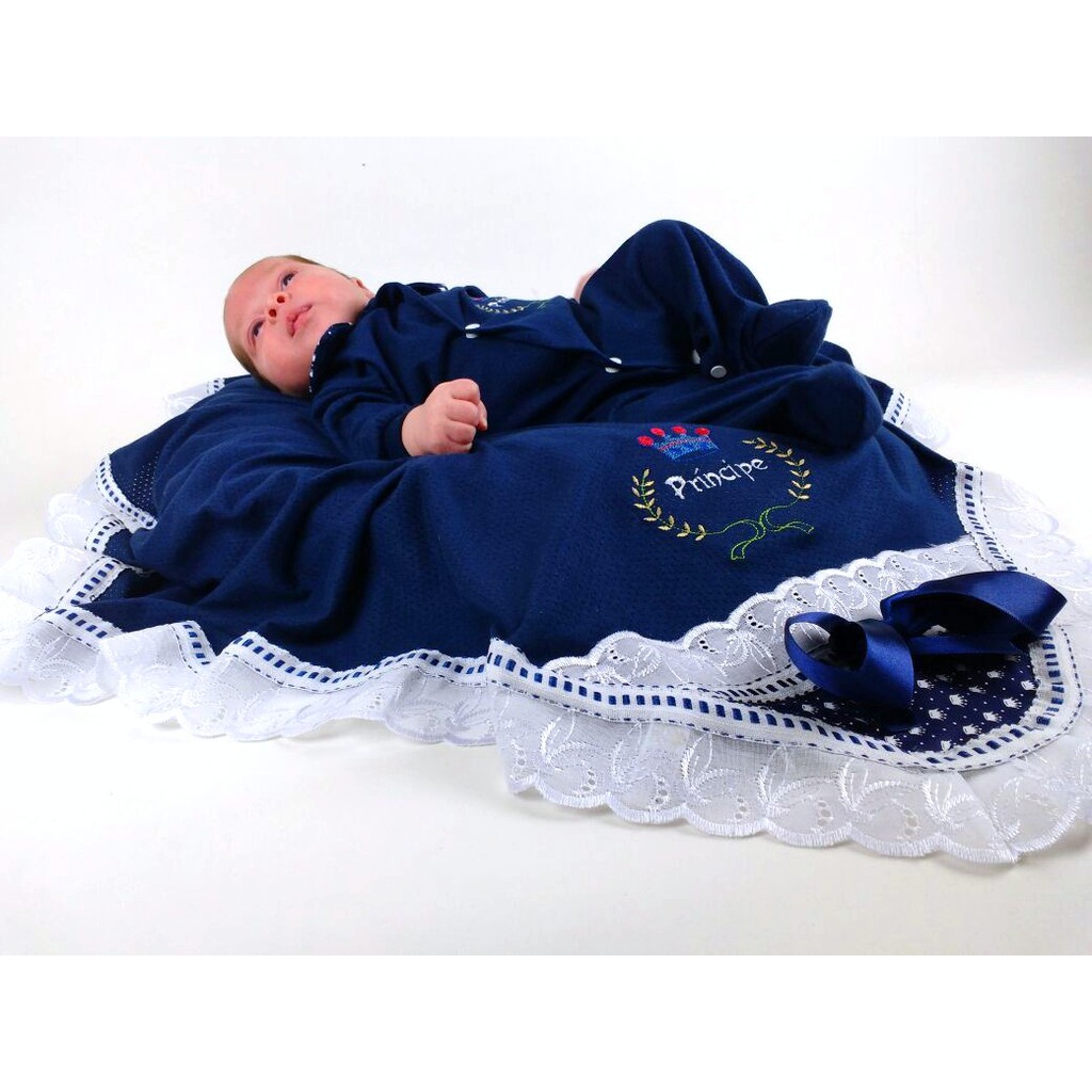 Saída de Maternidade para Bebê Recém Nascido Com 5 Peças 100% Algodão em Oferta na Shopee