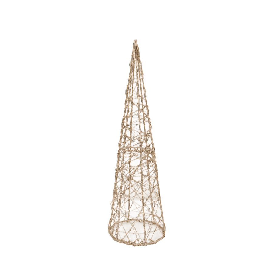 Cone Decorativo Trabalhado Prata - 01 Unidade - Cromus - Rizzo