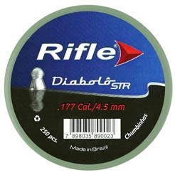 Munição/Chumbinho 4.5mm Rifle STR Diabolô 250un.