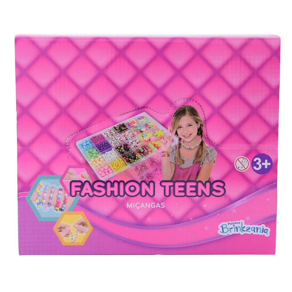 Miçangas Fashion Teens Maleta Retangular - Brinkzania em Oferta na Shopee
