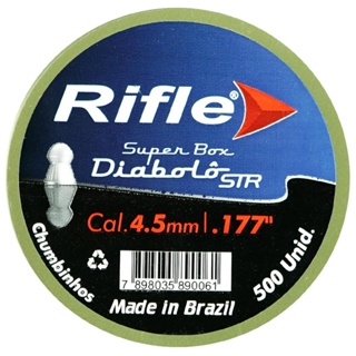 Munição/Chumbinho 4.5mm Rifle STR Diabolô 500un. em Oferta na Shopee