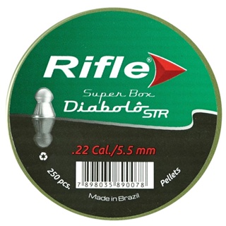 Chumbinho/Espingarda 5.5mm Rifle STR Diabolô 250un. em Oferta na Shopee