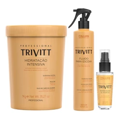 Kit Hidratação Trivitt Máscara Fluido Reparador