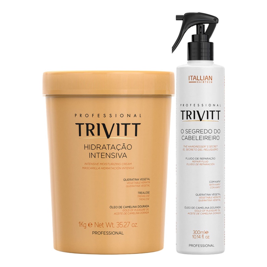 Máscara Hidratação 1kg Segredo Do Cabeleireiro Trivitt em Oferta na Shopee